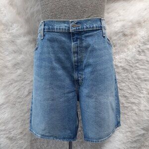 Signature by Levis Strauss Man's Blue Loose Denim 9" Shorts Size 44